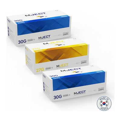 Aguja carpule corta 30G x 7/8" Mject