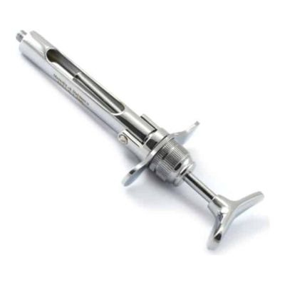 Jeringa carpule carga posterior acero inox