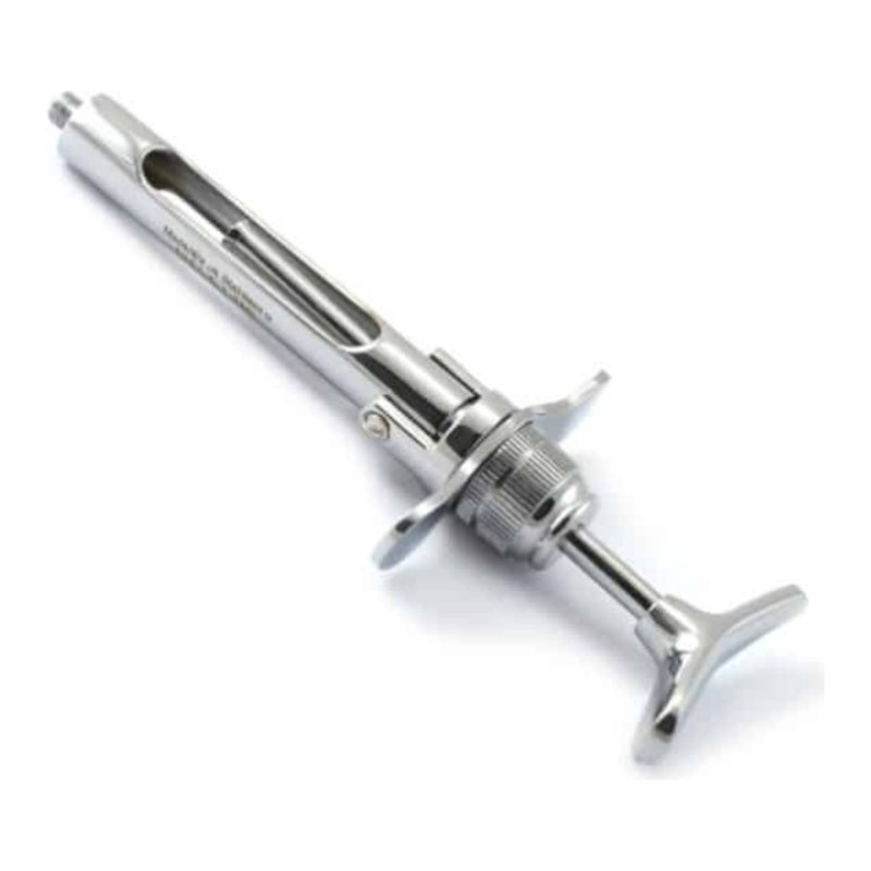 Jeringa carpule carga posterior acero inox