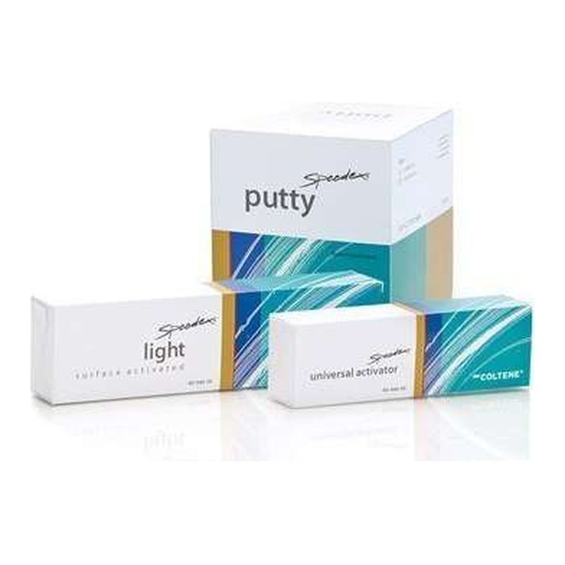 Kit Silicona por Condensacion Speedex (Coltene): putty 910 ml + light 140 ml + activador 60 ml